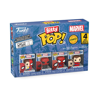 Funko Pop Bitty Spider-Man: Spider-Man Peter Parker 4-pack
