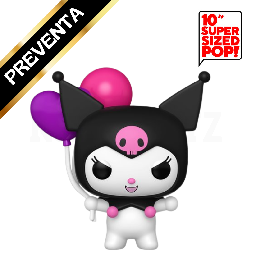 PREVENTA Funko Pop Jumbo Kuromi: Kuromi With Baloons (158)