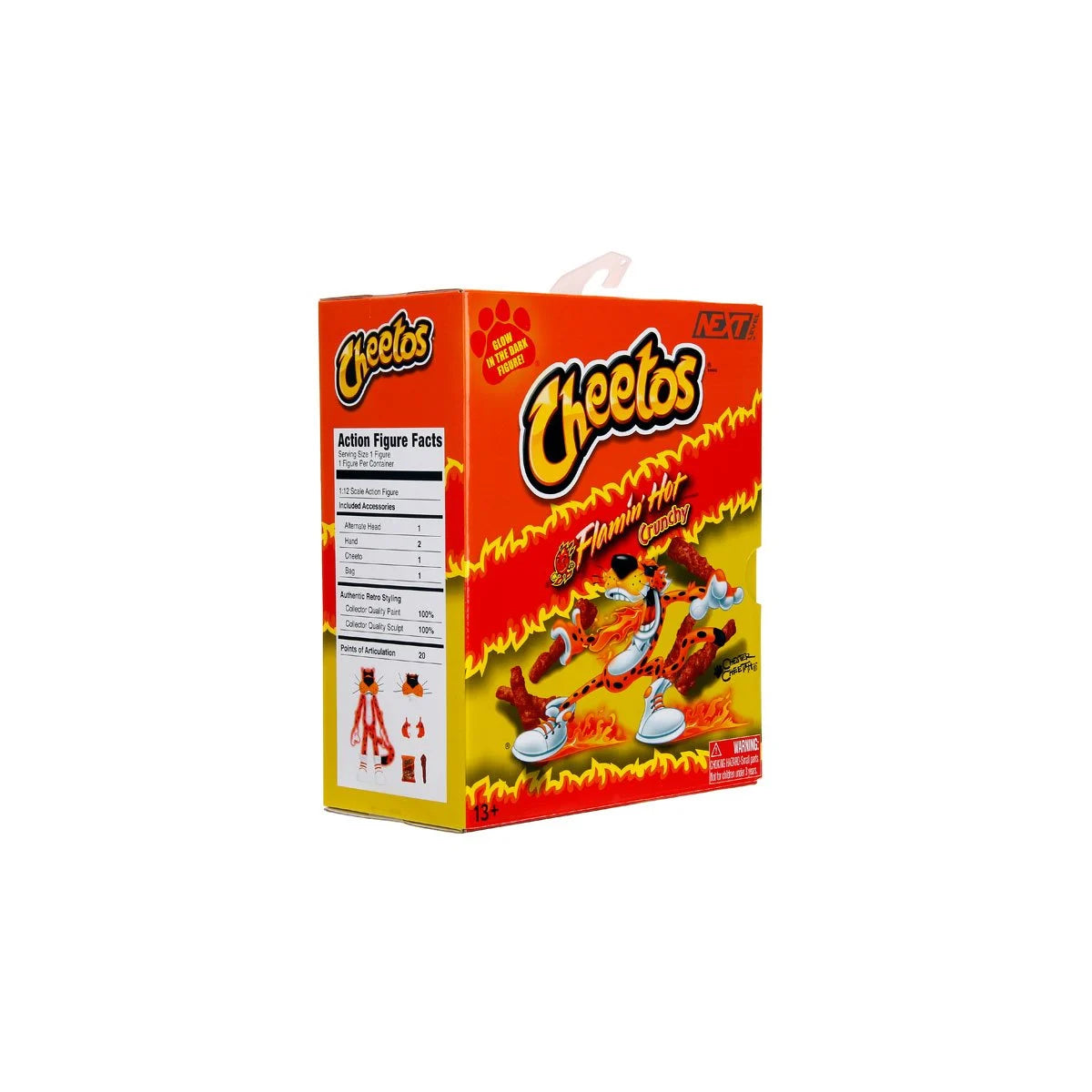 Jada Toys Cheetos: Chester Cheetah Flamin' Hot Glow-in-the-Dark