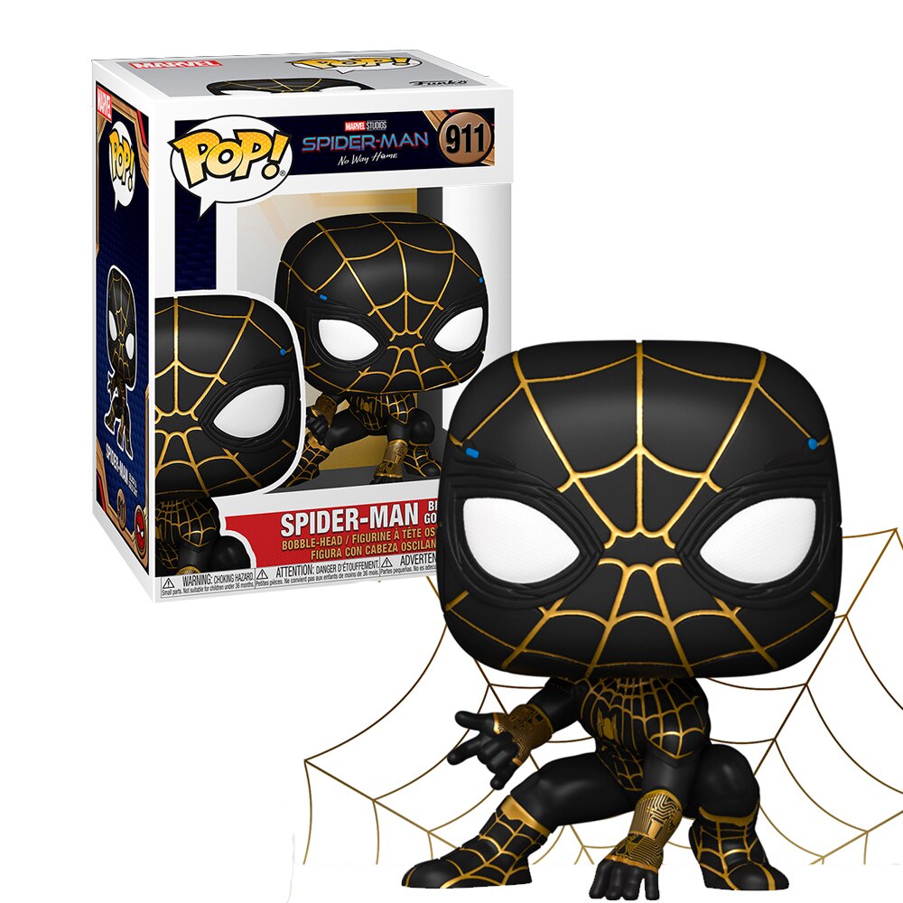 Funko Pop Spider-Man No Way Home: Spider-Man Black and Gold Suit (911)