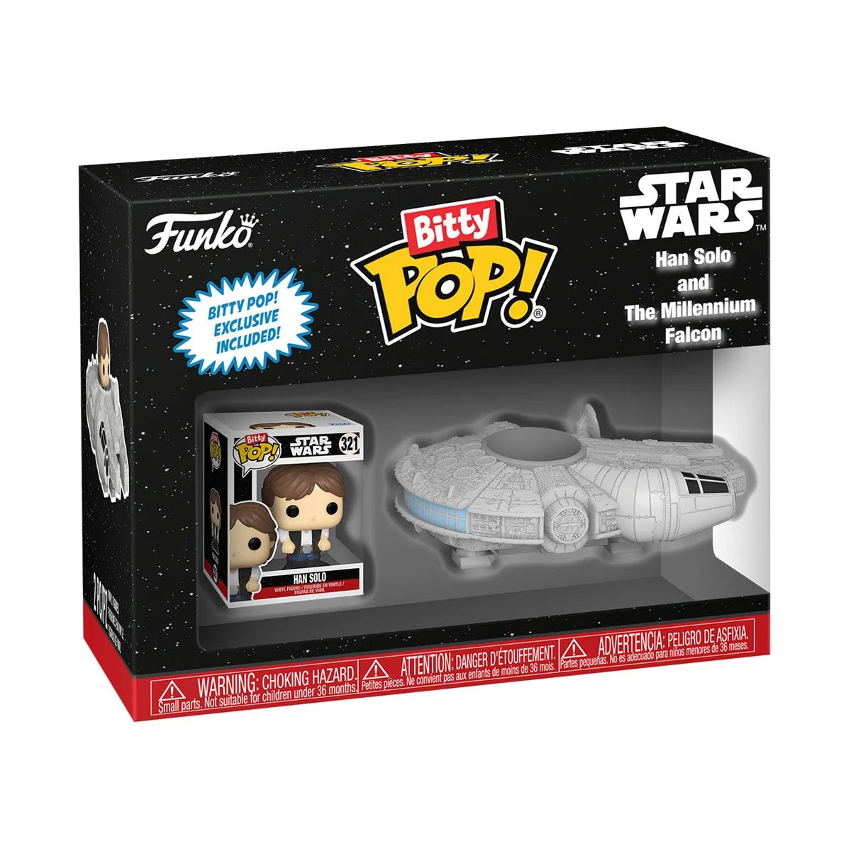 Funko Bitty Pop Ride Star Wars: Han Solo and The Millennium Falcon