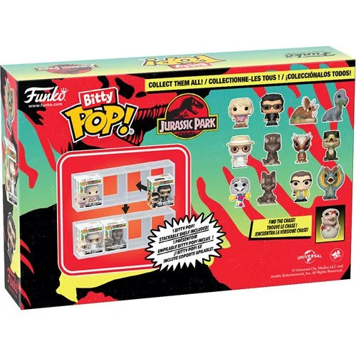 PREVENTA Funko Pop Bitty 4-Pack Jurassic Park: Bundle