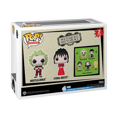 Funko Pop Beetlejuice 2: Beetlejuice & Lydia Deetz 2-Pack