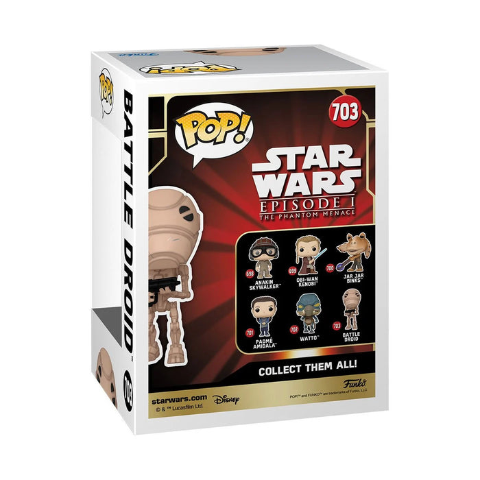 Funko Pop Star Wars Episode I - The Phantom Menace: Battle Droid (703)