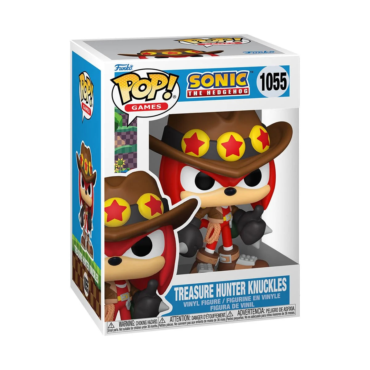 Funko Pop Sonic The Hedgehog: Treasure Hunter Knuckles (1055)