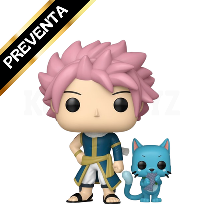 PREVENTA Funko Pop Fairy Tail 100 Years Quest: Natsu With Happy (2285)