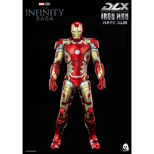 ThreeZero Avengers: Infinity Saga Iron Man Mark 43 DLX 1:12 Scale Action Figure