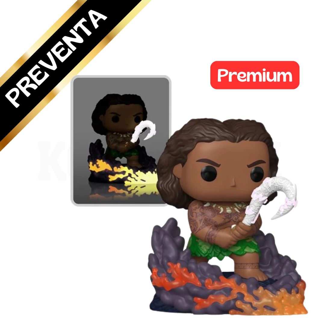 PREVENTA Funko Pop Premium Moana: Maui - Glow In The Dark (1764)