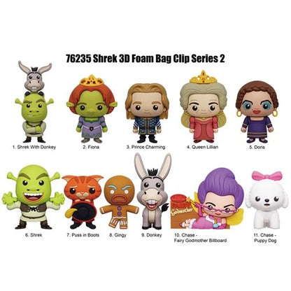 Monogram Foam Bag Clip: Shrek Series 2 - Individual Sorpresa