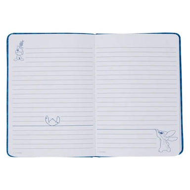 Loungefly Lilo and Stitch Holiday Refillable Stationery Journal