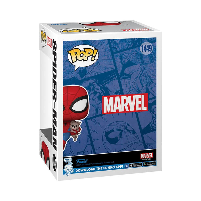 Funko Pop Marvel: Spider-Man with Sandwich the Dog - Entertainment Earth Exclusive (1449)