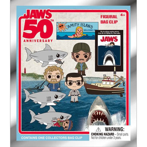 Monogram Foam Bag Clip: Jaws 50th Anniversary - Individual Sorpresa