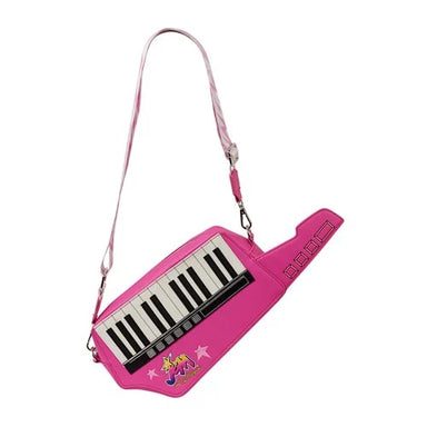 Loungefly Jem and the Holograms Figural Keytar Glow-in-the-Dark Crossbody Bag