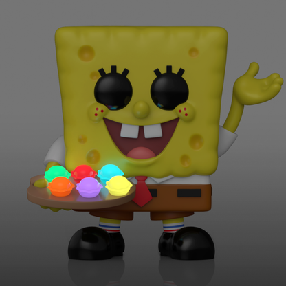 Funko Pop SpongeBob Squarepants: SpongeBob with Pretty Patties Glows In The Dark - Exclusive (2312)