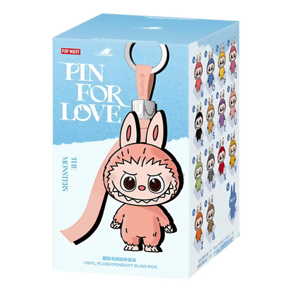 POP MART: The Monsters: Pin For Love Series Vinyl Plush Keychain Blind Box (Letters N-Z)