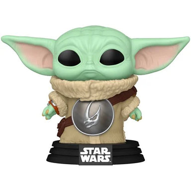 Funko Pop Star Wars: The Mandalorian and Grogu: Grogu with Crest (819)