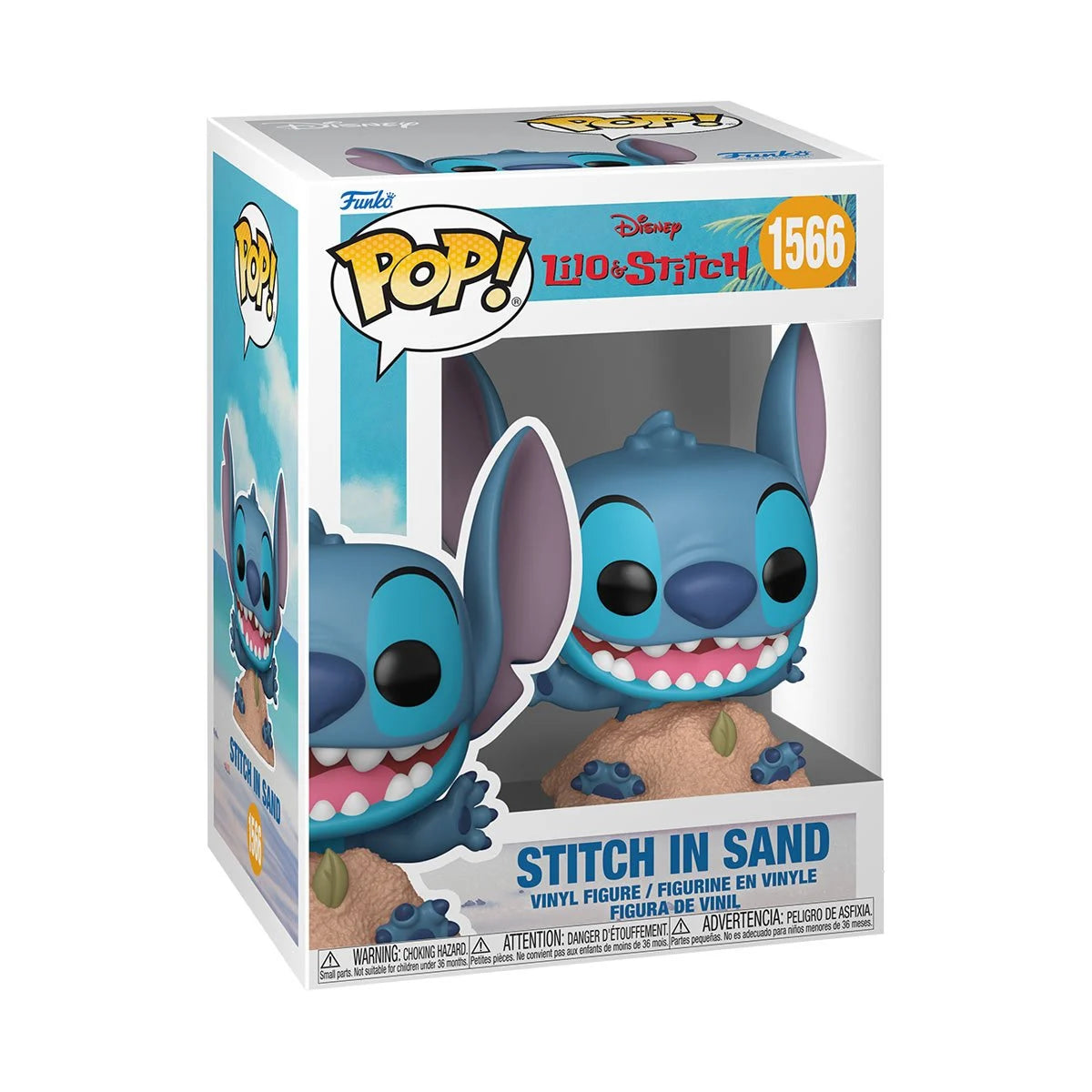 PREVENTA Funko Pop Lilo & Stitch: Stitch in Sand (1566)