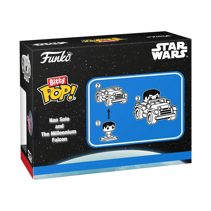 Funko Bitty Pop Ride Star Wars: Han Solo and The Millennium Falcon