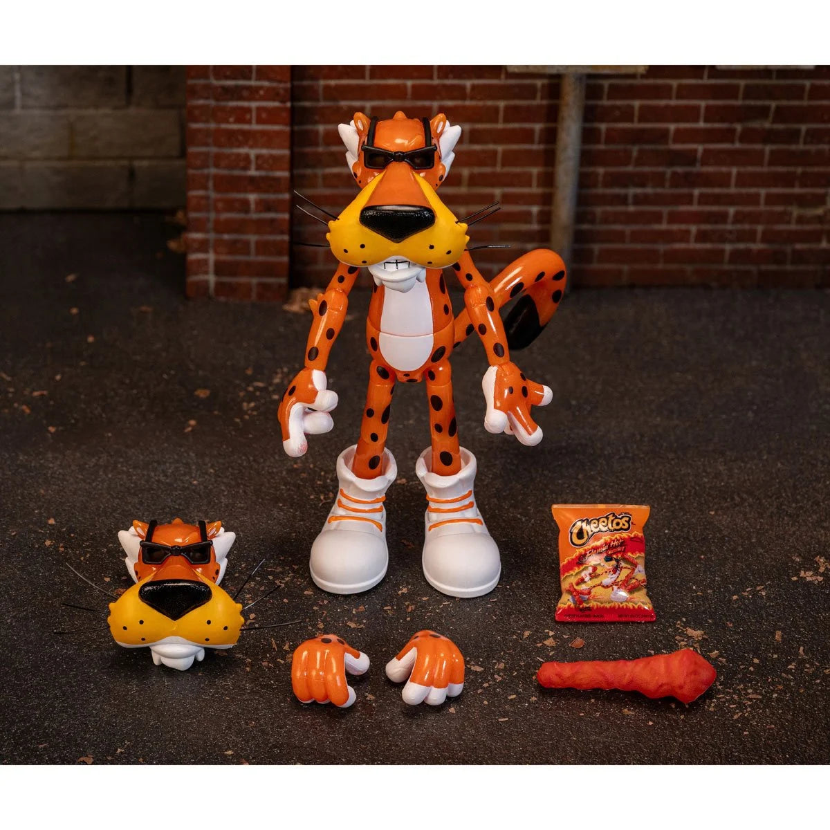 Jada Toys Cheetos: Chester Cheetah Flamin' Hot Glow-in-the-Dark