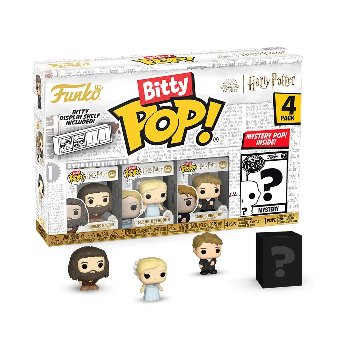 PREVENTA Funko Bitty Pop Harry Potter and the Goblet of Fire: Rubeus Hagrid 4-Pack