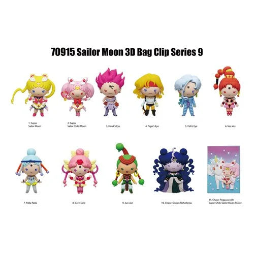 Monogram Foam Bag Clip: Sailor Moon Series 9 - Individual Sorpresa