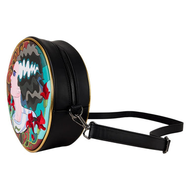Loungefly Universal Monsters Bride of Frankenstein Stained Glass Crossbody Purse
