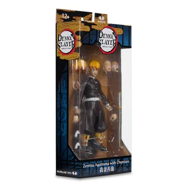 McFarlane Demon Slayer: Zenitsu Agatsuma with Chuntaro 7-Inch Scale Action Figure