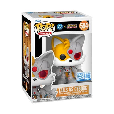 Funko Pop Justice League x Sonic The Hedgehog: Tails as Cyborg - Specialty Series (594)