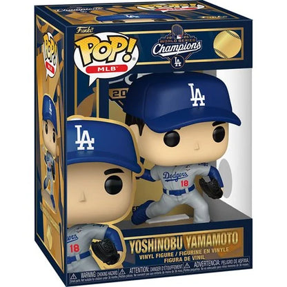 PREVENTA Funko Pop 2025 MLB World Series Champions Los Angeles Dodgers: Yoshinobu Yamamoto