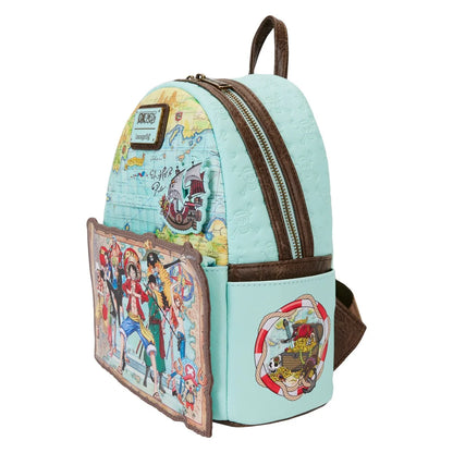 PREVENTA Loungefly One Piece: Luffy Gang Map Mini-Backpack