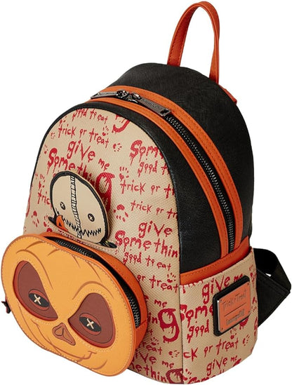 Loungefly Trick 'r Treat Sam Pumpkin Mini Backpack