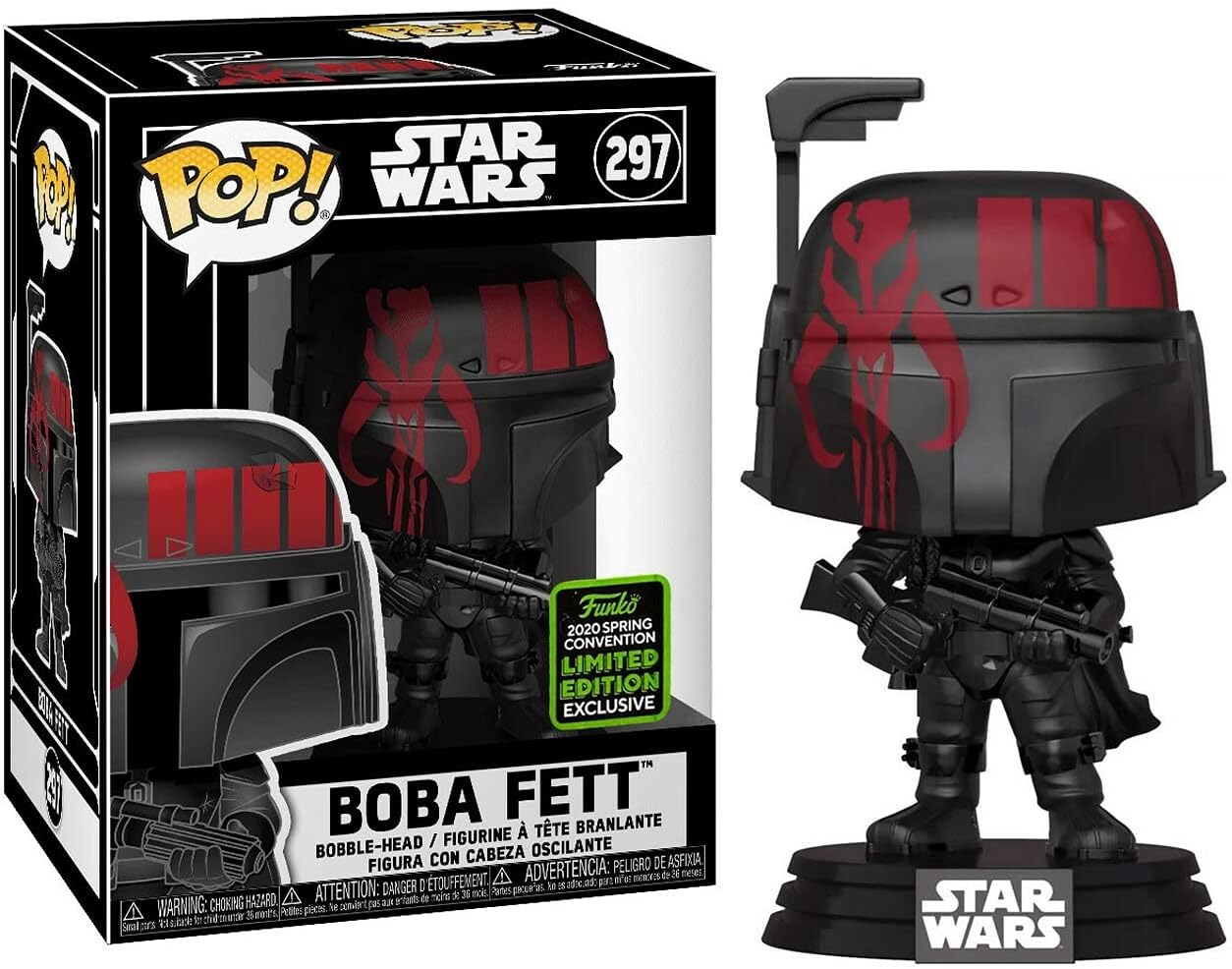 Funko Pop Star Wars: Boba Fett (Futura Black) - 2020 Spring Convention Exclusive (297)