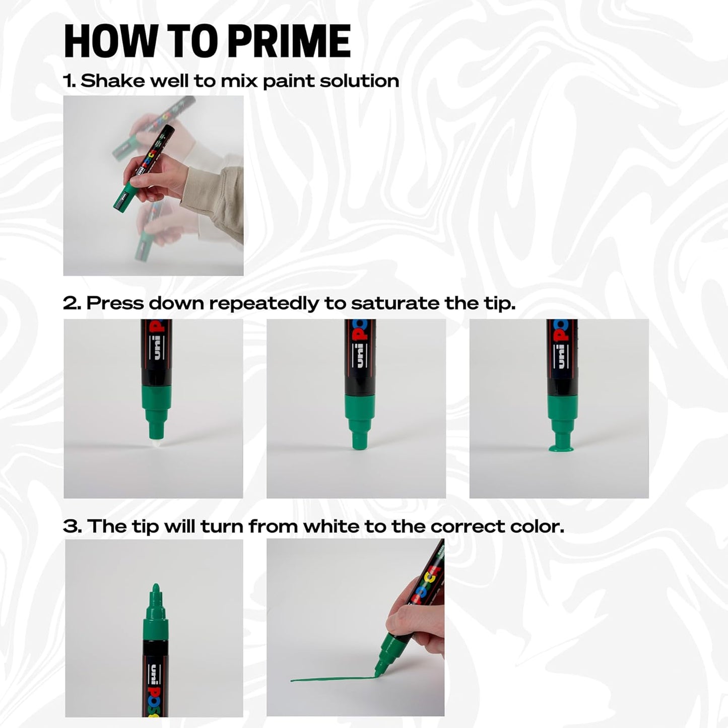 POSCA Marcador de Pintura Base Agua Punto Mediano - Individual