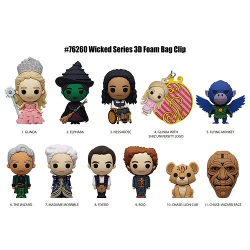 Monogram Foam Bag Clip: Wicked Series 1 - Individual Sorpresa