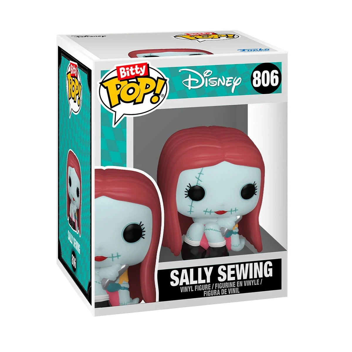 Funko Pop Bitty 2-pack The Nightmare Before Christmas: Jack Skellington & Sally Sewing