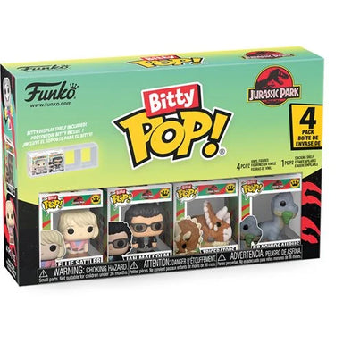 PREVENTA Funko Pop Bitty 4-Pack Jurassic Park: Bundle