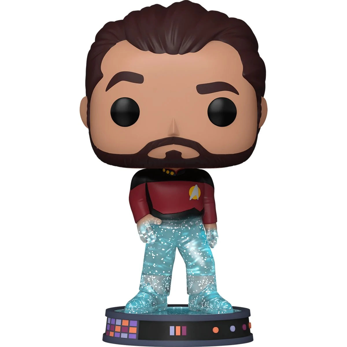 Funko Pop Plus Star Trek: William T. Riker in Transporter - Glitter (1688)