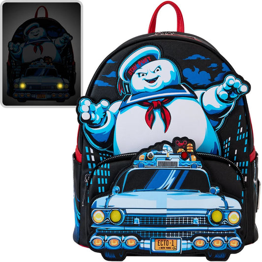 Loungefly Ghostbusters Stay Puft Marshmallow Man Chase Mini-Backpack