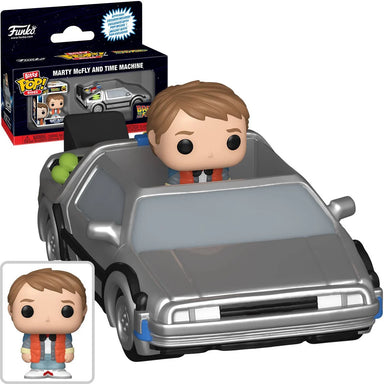 Funko Pop Bitty Rides Back to the Future: Marty McFly and Time Machine