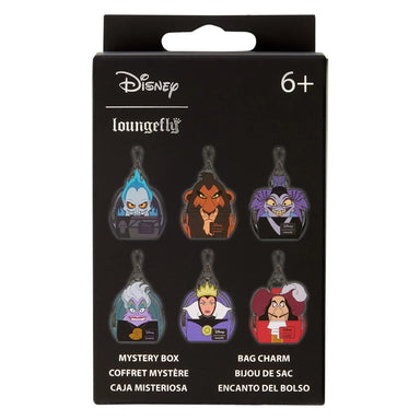Loungefly Disney Villains Mini-Backpack Mystery Box Bag Charm - Individual Sorpresa