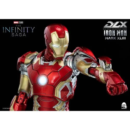 ThreeZero Avengers: Infinity Saga Iron Man Mark 43 DLX 1:12 Scale Action Figure