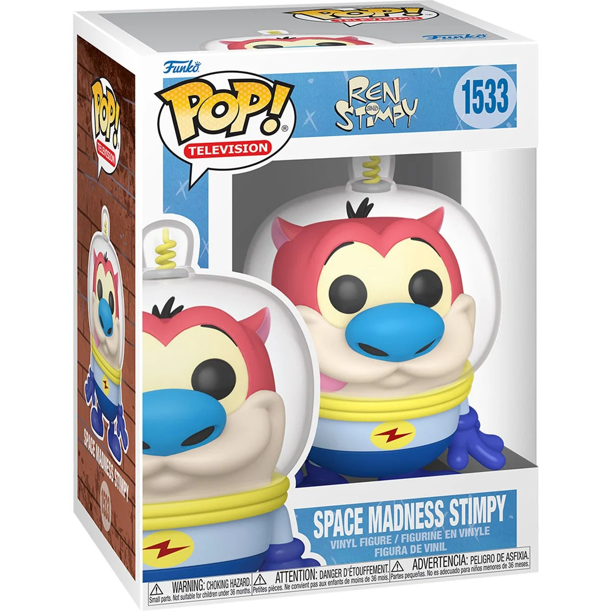 Funko Pop Nickelodeon The Ren & Stimpy Show: Space Madness Stimpy (1532)