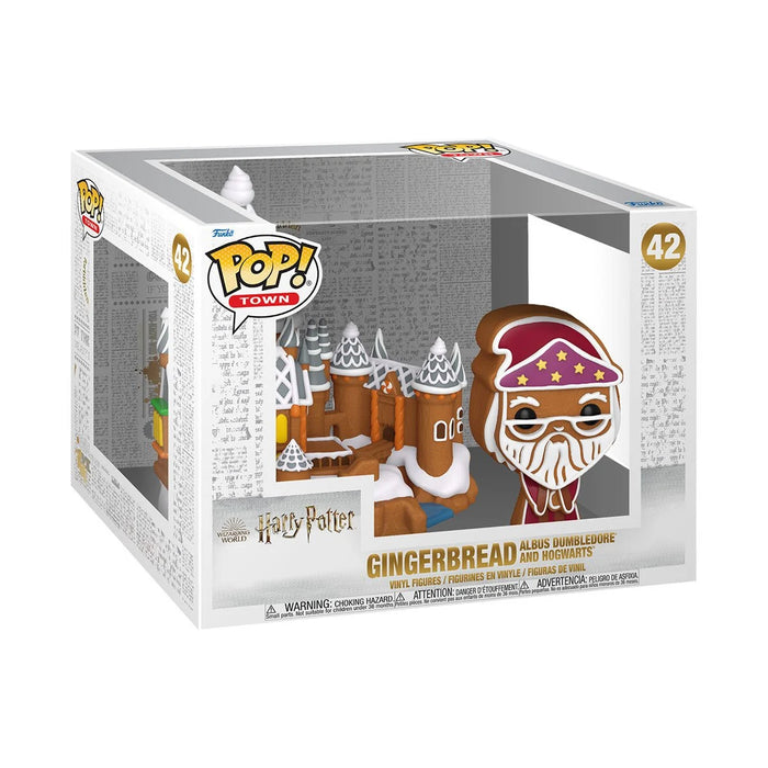 Funko Pop Town Harry Potter: Gingerbread Albus Dumbledore and Hogwarts (42)