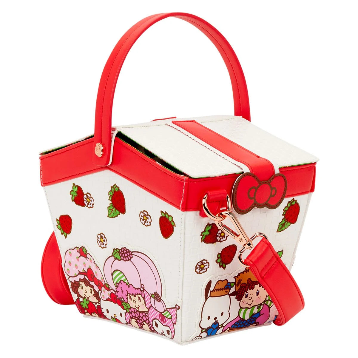 Loungefly Sanrio Hello Kitty & Friends x Strawberry Shortcake Scented Figural Basket Crossbody Bag