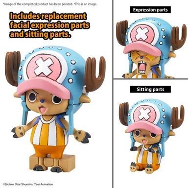 Bandai Hobby Gunpla One Piece: Chopper Tank Robot 1 and Chopper Wing Robot 2 Model Kit