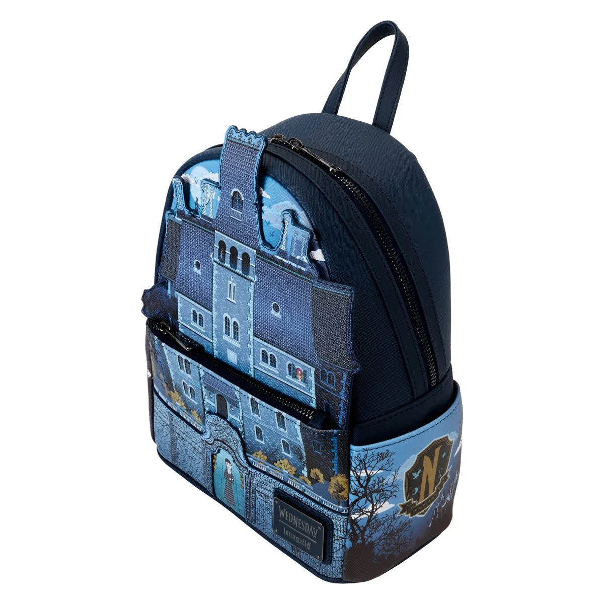 Loungefly Wednesday Nevermore Academy Mini Backpack