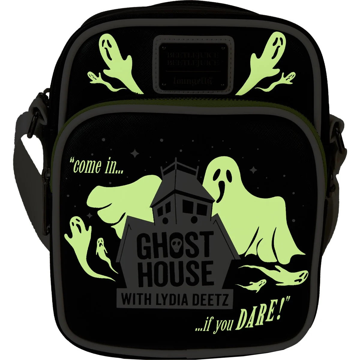 Loungefly Beetlejuice Beetlejuice: Ghost House Crossbody Bag