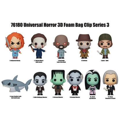 Monogram Foam Bag Clip: Universal Horror Series 3 - Individual Sorpresa
