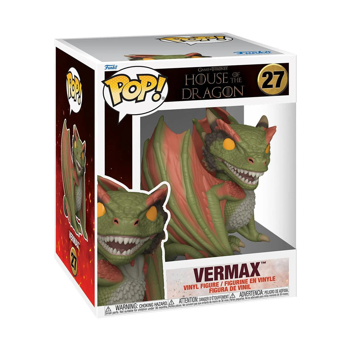 PREVENTA Funko Pop Super House of the Dragon: Vermax (27)