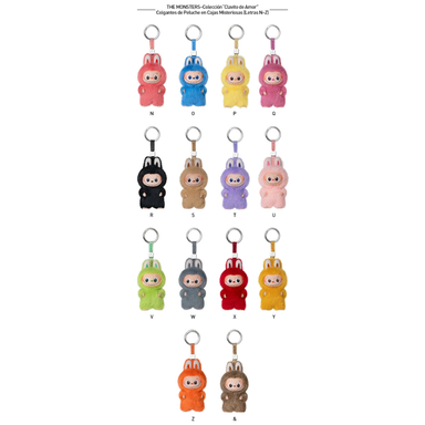 POP MART: The Monsters: Pin For Love Series Vinyl Plush Keychain Blind Box (Letters N-Z)